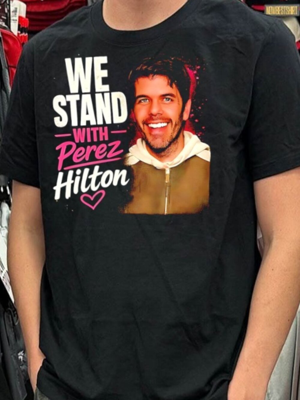 We Stand With Perez Hilton T-Shirt